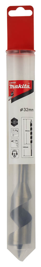 Slangenboor 32x165mm