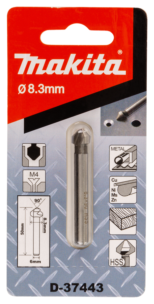 Verzinkboor 8,3x50mm 