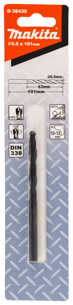 Metaalboor 6,5x101mm