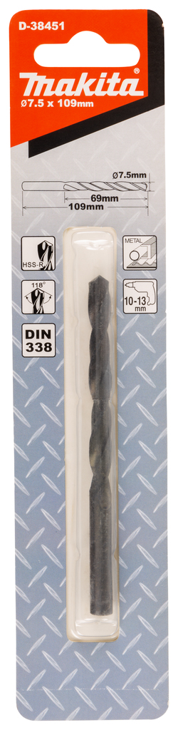 Metaalboor 7,5x109mm