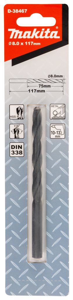 Metaalboor 8,0x117mm