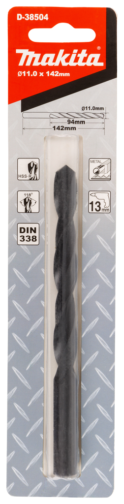 Metaalboor 11,0x142mm
