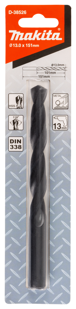Metaalboor 13,0x151mm