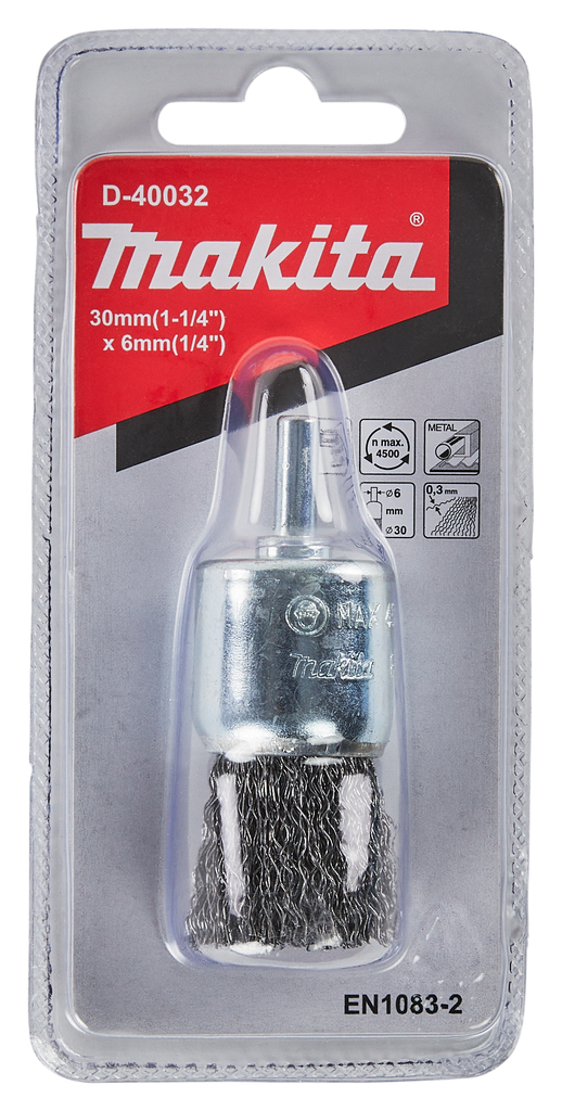 Penseelborstel 6x30mm 