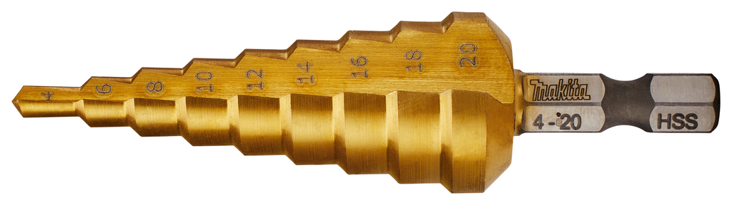 Trappenboor 9 traps 4-20mm