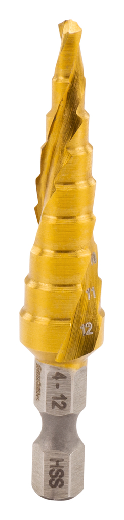 Trappenboor 9 traps 4-12mm