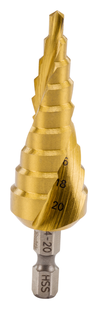 Trappenboor 9 traps 4-20mm