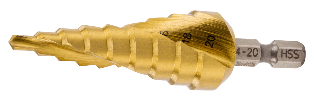 Trappenboor 9 traps 4-20mm