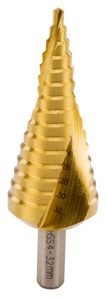 Trappenboor 15 traps 4-32mm