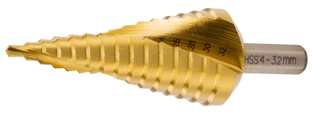 Trappenboor 15 traps 4-32mm