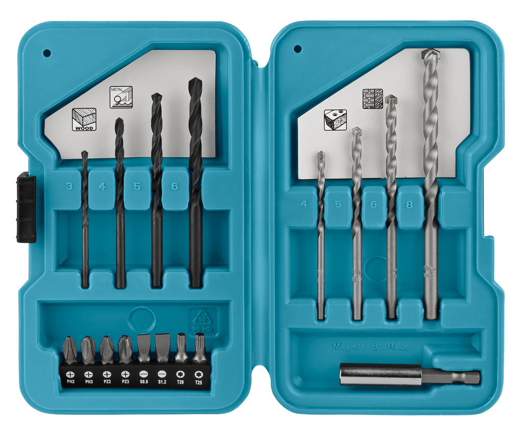 Boor-/schroefbitset 17-delig