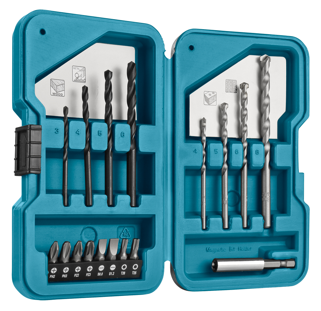 Boor-/schroefbitset 17-delig