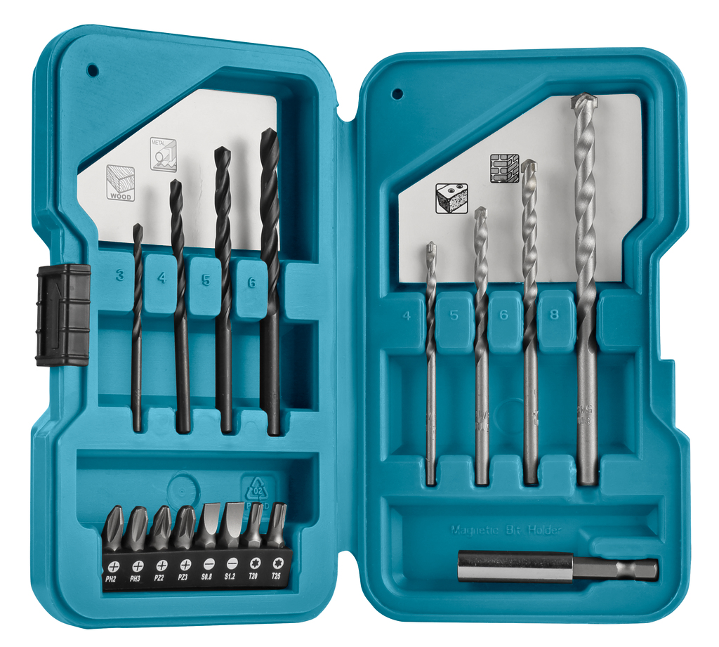 Boor-/schroefbitset 17-delig