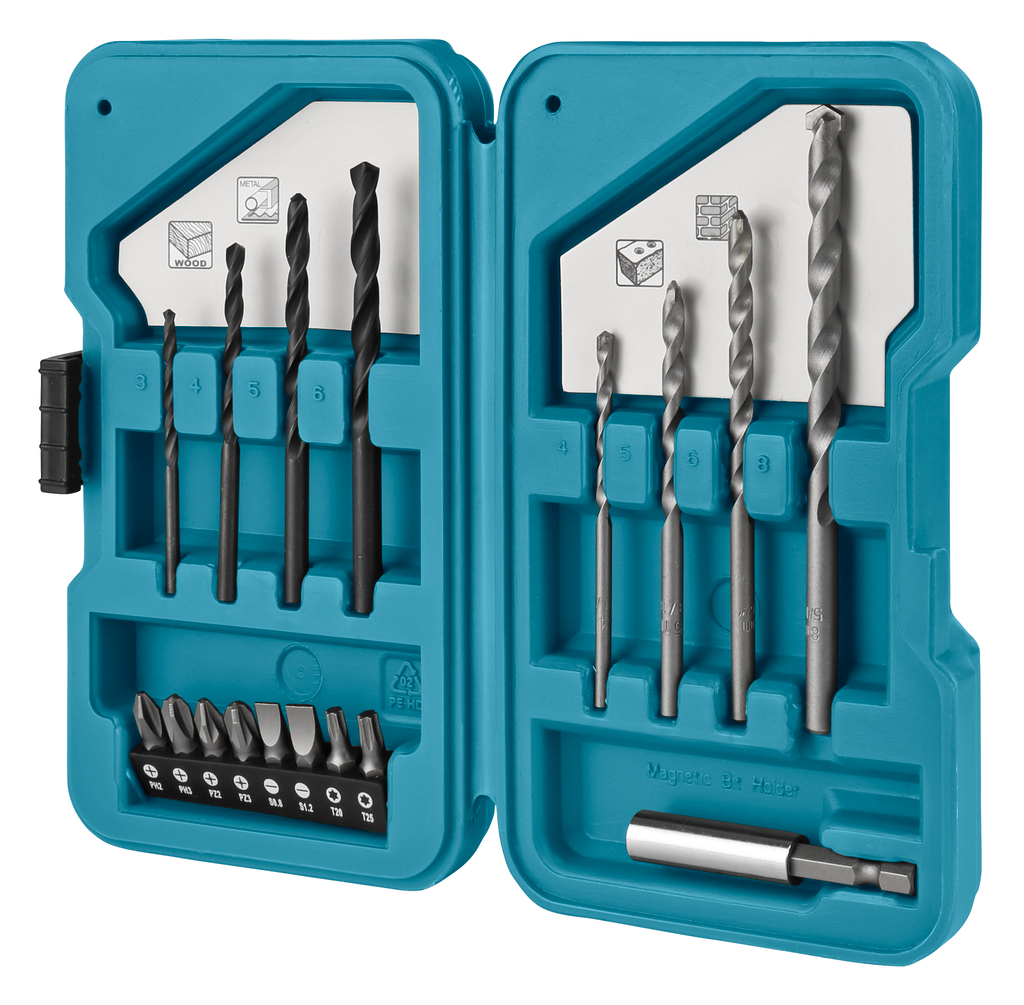 Boor-/schroefbitset 17-delig