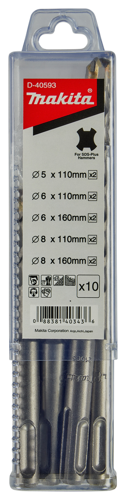 B2S: Betonboorset 10-delig