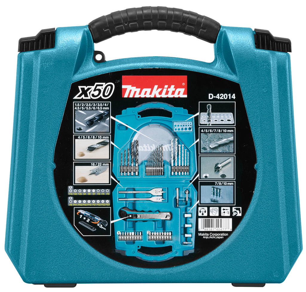 Boor-/schroefbitset 50-delig