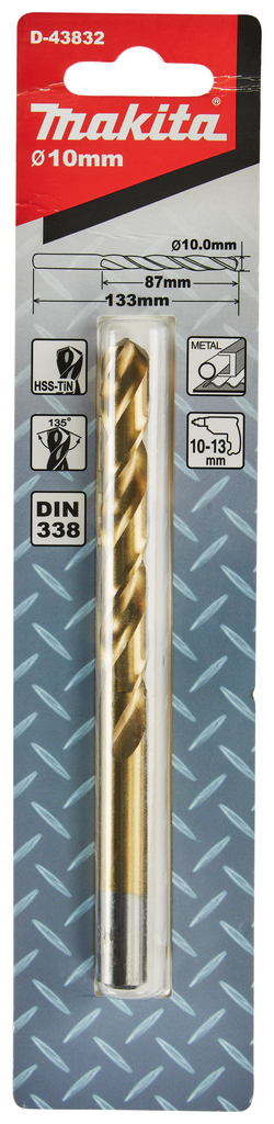 Metaalboor 10x133mm
