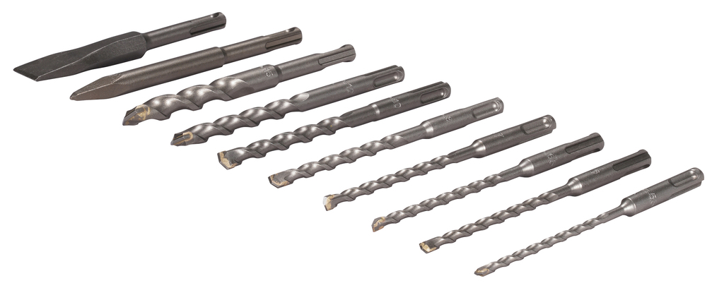 B2S: Betonboor-/beitelset 10-delig