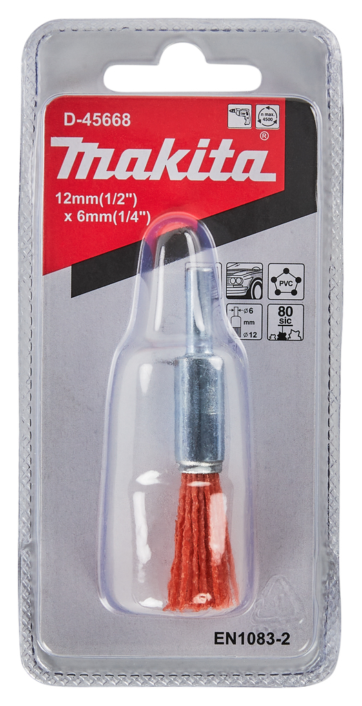 Penseelborstel 6x12mm 