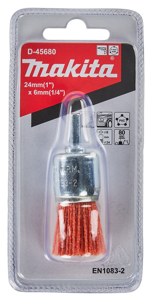 Penseelborstel 6x24mm 