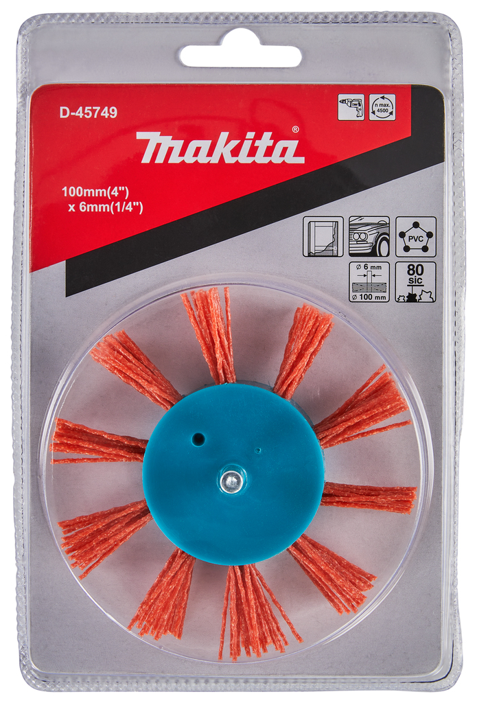 Lamellenborstel 6x100mm