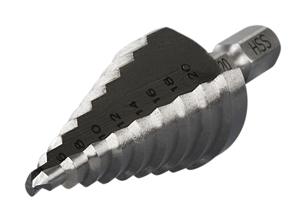 Trappenboor 9 traps 4-20mm