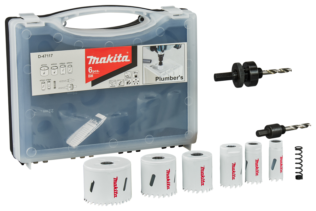 Gatzaagset 9-delig hout/metaal