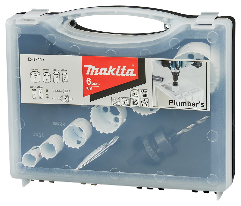 Gatzaagset 9-delig hout/metaal