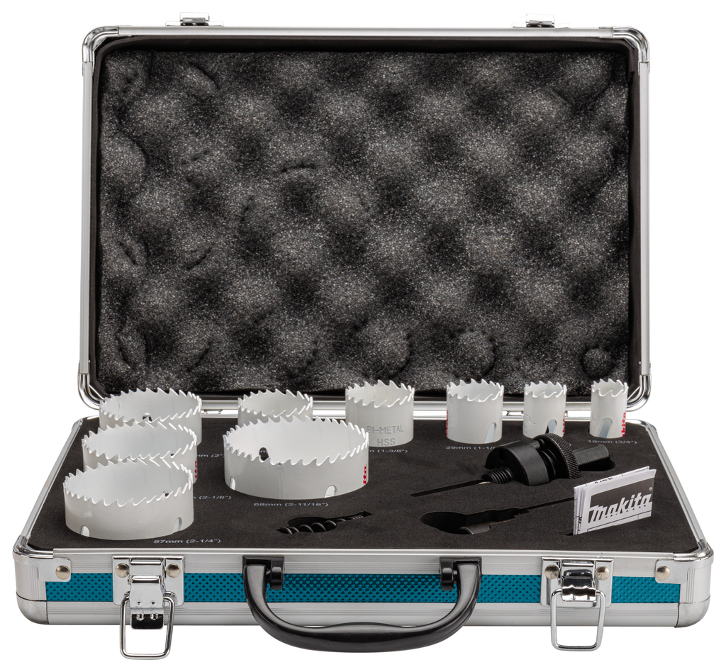 Gatzaagset 12-delig hout/metaal