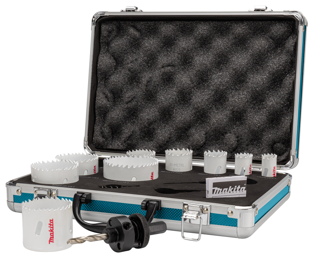 Gatzaagset 12-delig hout/metaal