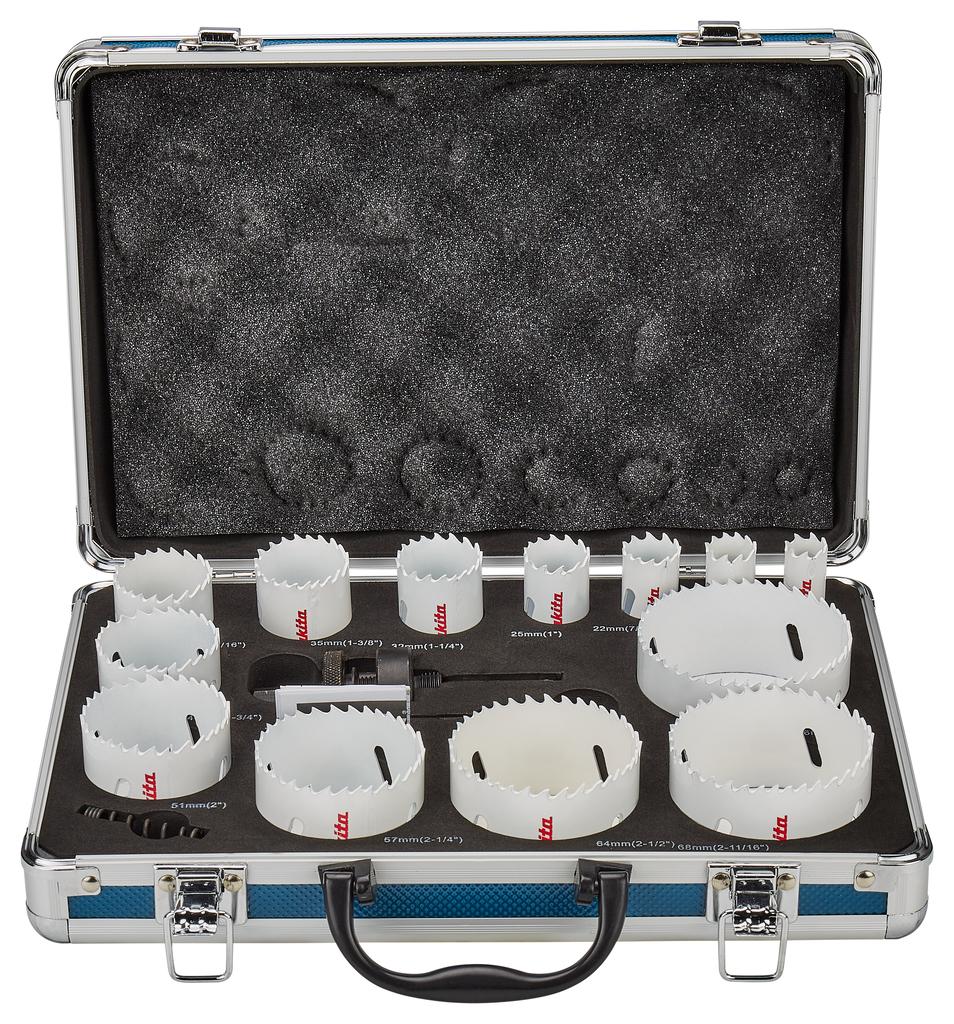 Gatzaagset 16-delig hout/metaal