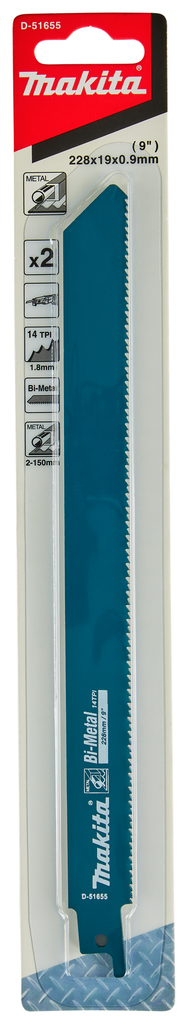 Reciprozaagblad Staal 228mm