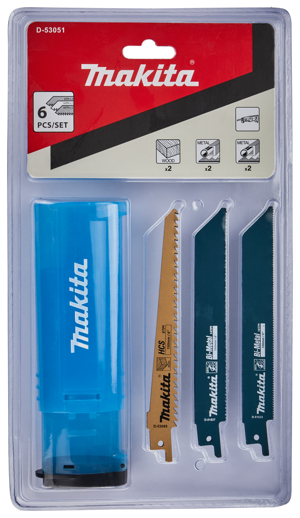 Reciprozaagbladset 6-delig 