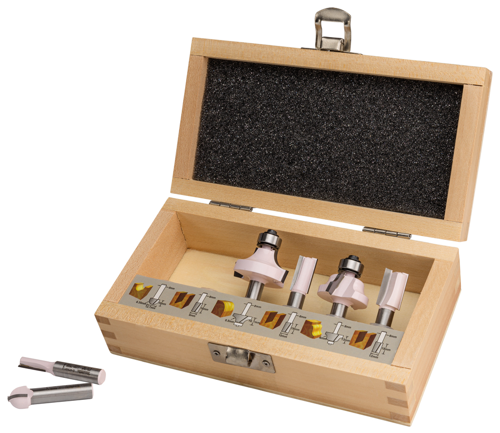 Frezenset S8 6-delig