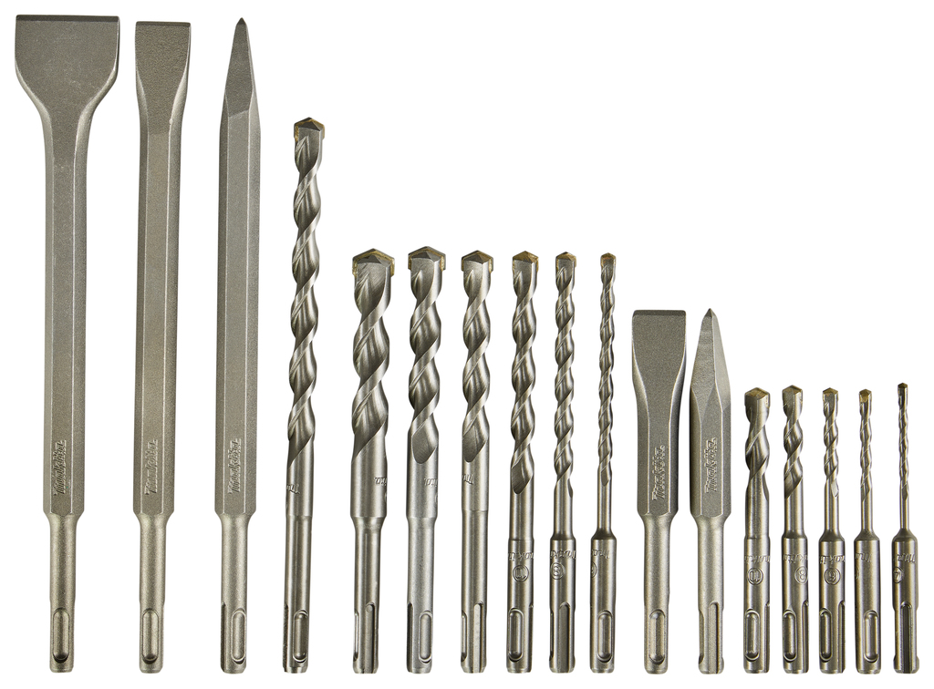 B2S: Betonboor-/beitelset 17-delig