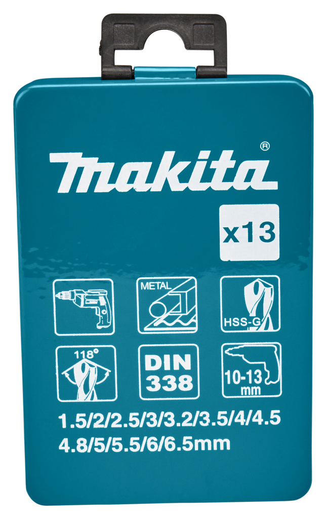 Metaalboorset 13-delig 