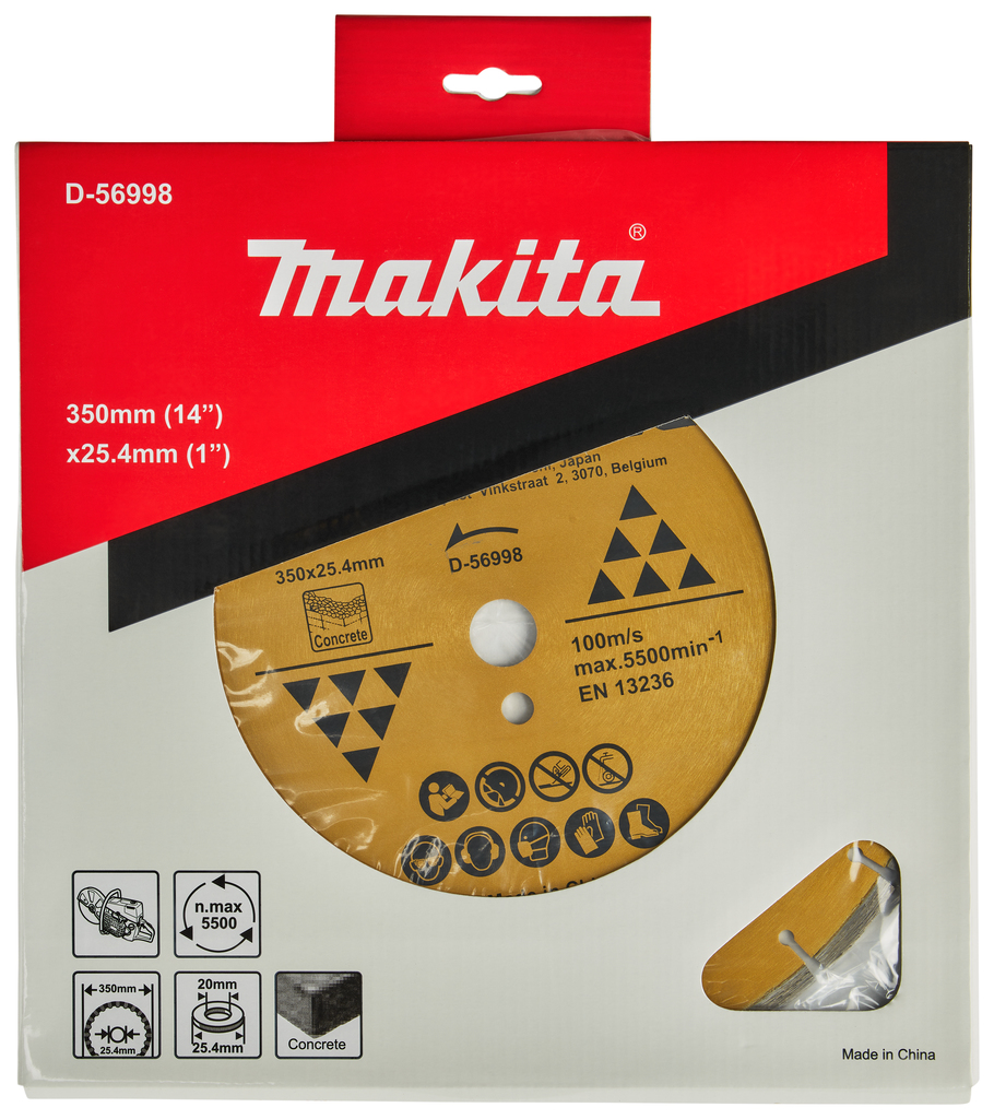 Diamantschijf 350x25,4x3,0mm