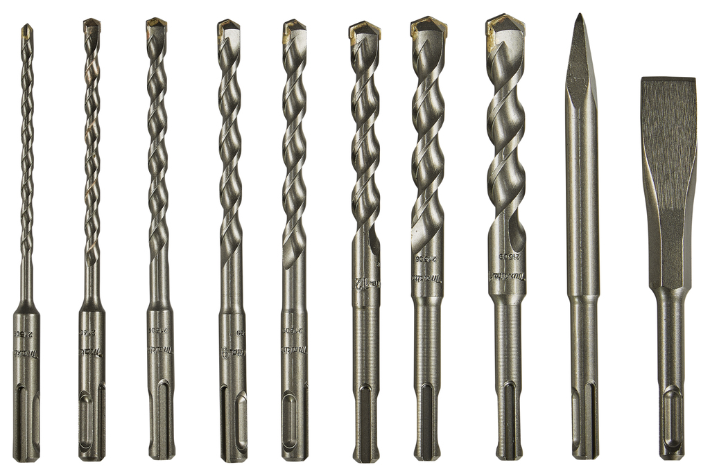 B2S: Betonboor-/beitelset 10-delig