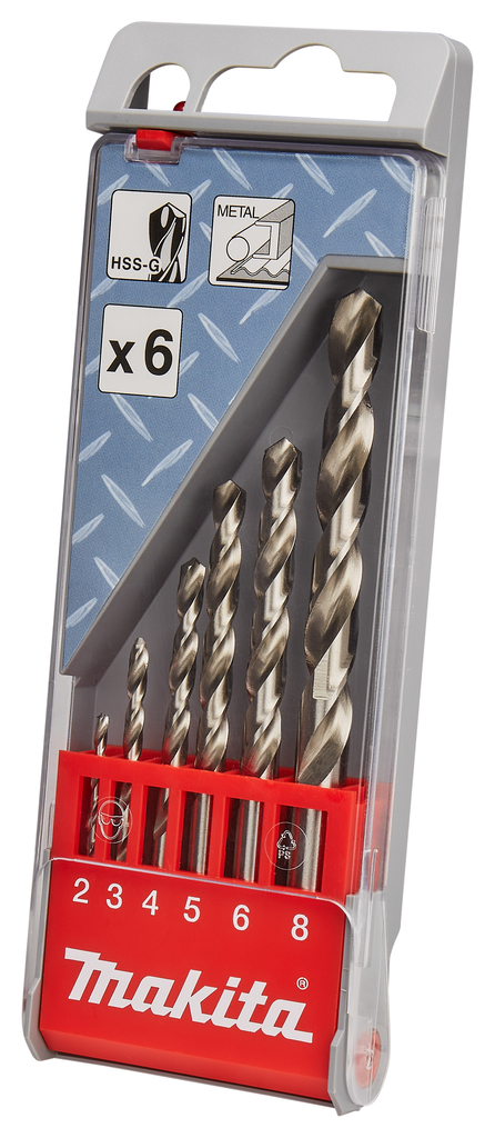 Metaalboorset 6-delig