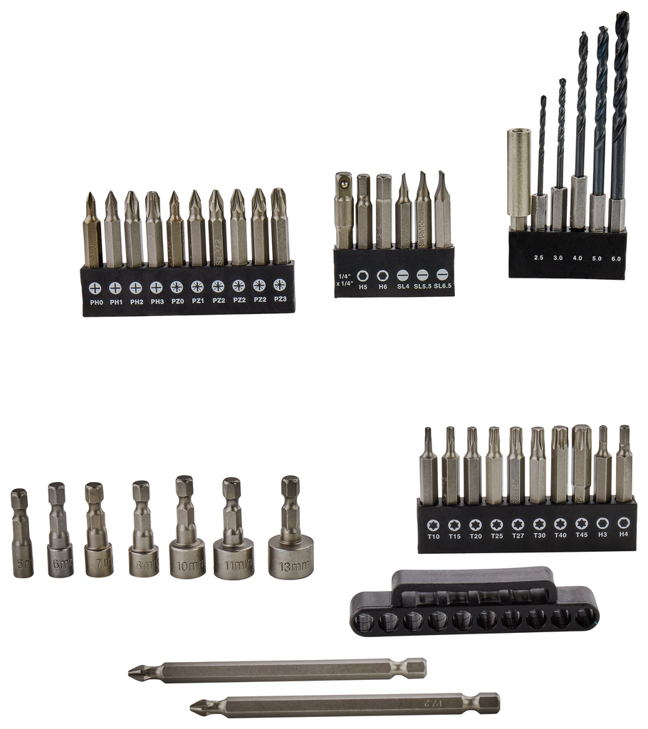Boor-/schroefbitset 42-delig
