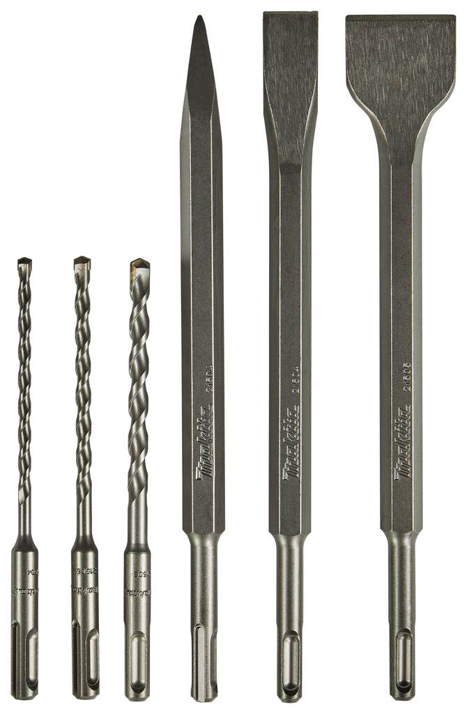 B2S: Betonboor-/beitelset 6-delig