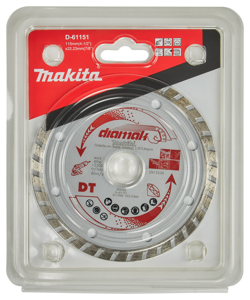 Diamantschijf 115x22,23x2,2mm