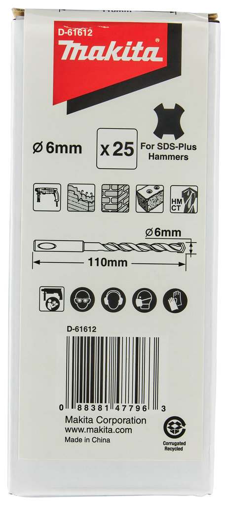 B2S: Betonboor 6x110mm 