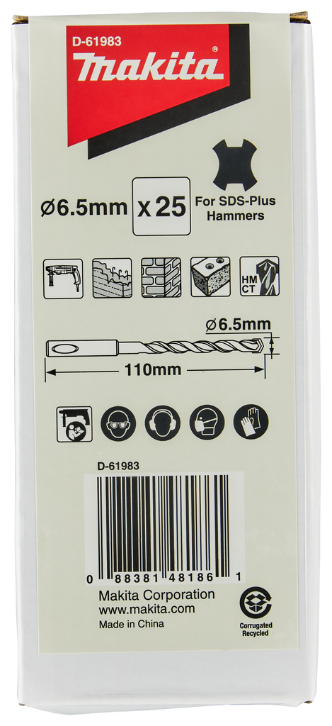 B2S: Betonboor 6,5x110mm