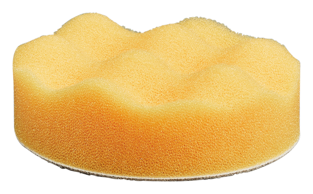 Spons oranje zacht grof 100mm