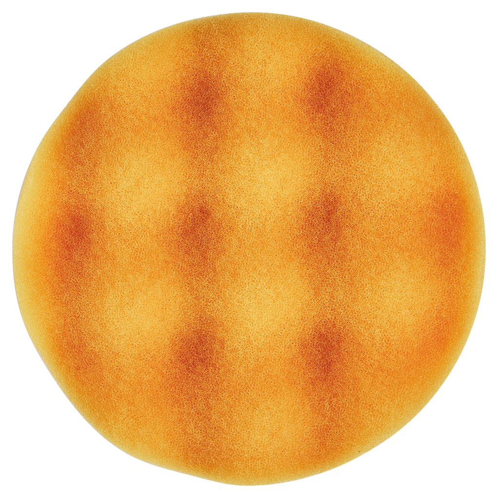 Spons oranje zacht grof 125mm