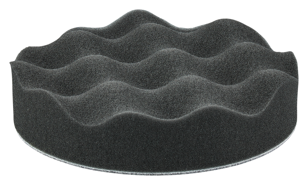 Spons zwart zacht fijn 125mm