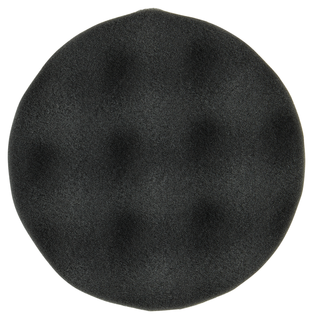 Spons zwart zacht fijn 125mm