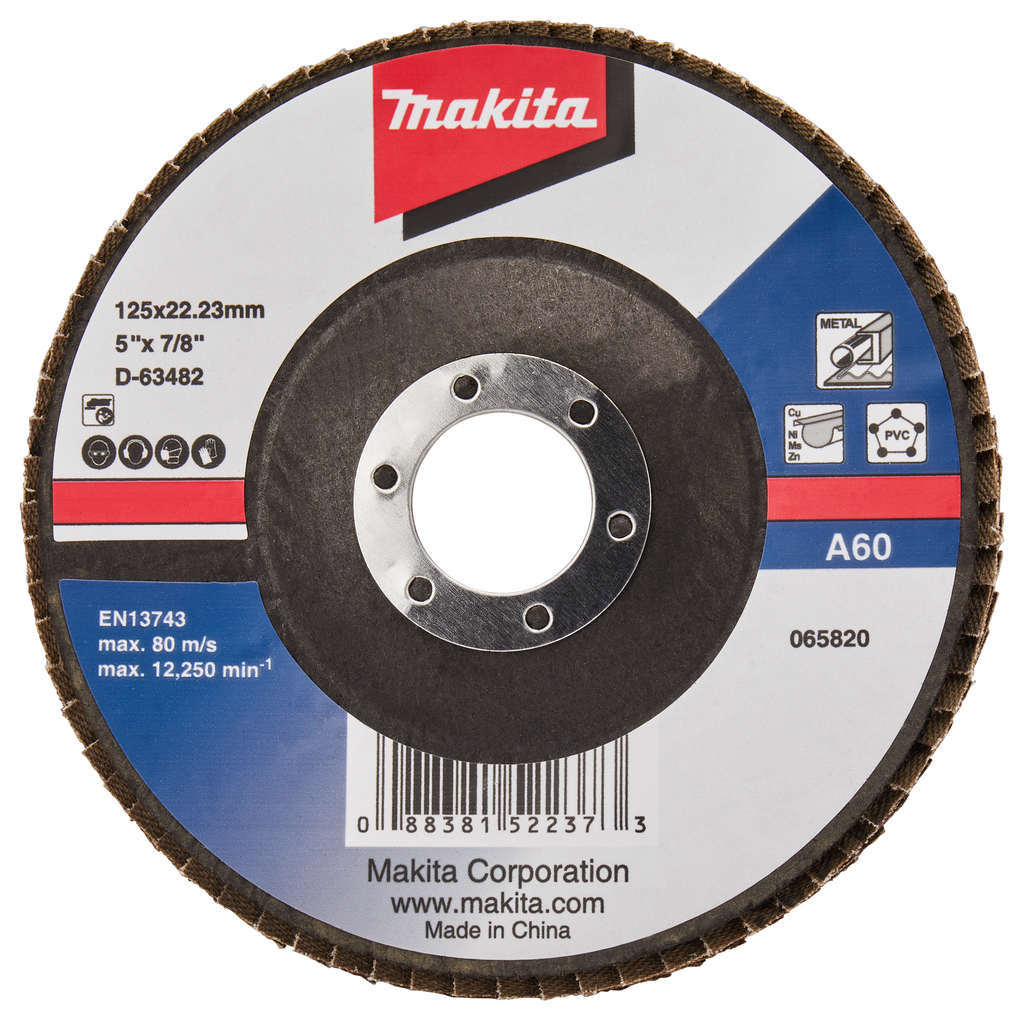 Lamellenschuurschijf 125mm A60