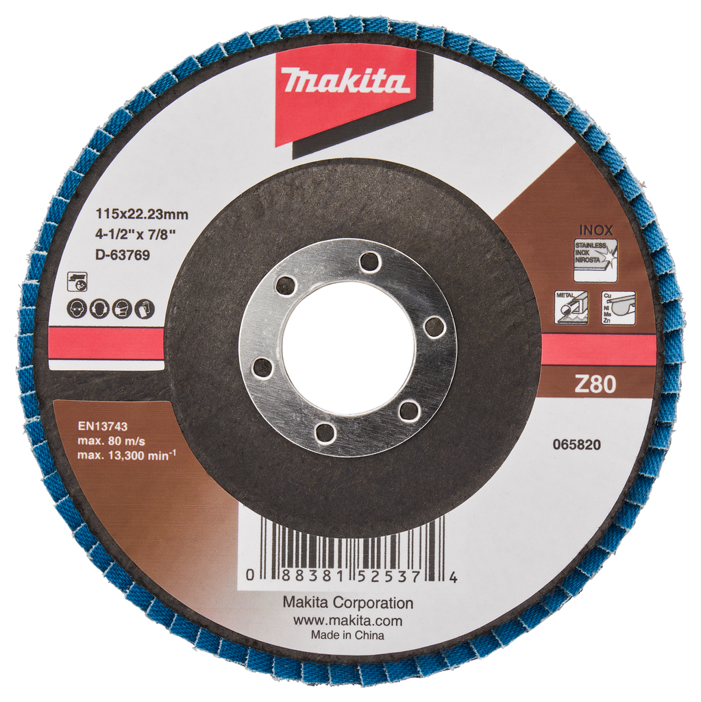 Lamellenschuurschijf 115mm Z80